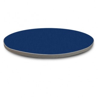 60" Round Laminate Table Top with Aluminum Edge